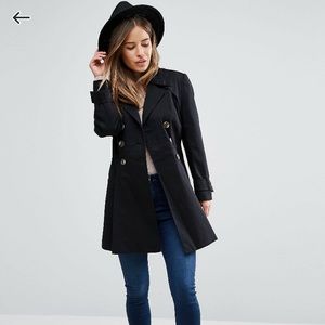 ASOS Petite Skater Trench Coat